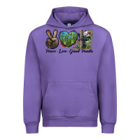 Tulip Peace Love Giant Panda Urban Hoodie - LillyAllenDesigns