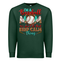 Sports Green i'm a baseball mom we don't do that Premium Sweatshirt - BundleAndBundleShop