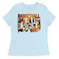 Baby Blue no background basketball dad Ladies Tee - Jasminsmagicworld