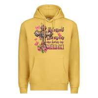 Antique Gold Blessed women are born in March Premium Hoodie - FaDigitalArtStudio