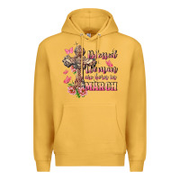 Mustard Blessed women are born in March Premium Hoodie - FaDigitalArtStudio