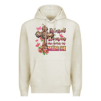 Oatmeal Heather Blessed women are born in March Premium Hoodie - FaDigitalArtStudio