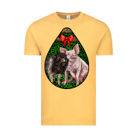 Vintage Mustard christmas pig Vintage Tee - LillyAllenDesigns