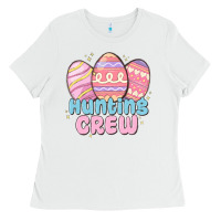 White hunting crew Ladies Tee - MaliasSmallBusiness