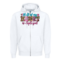 White half of my haert is deployed olivia Zipper Hoodie - OliviaCreatesArt