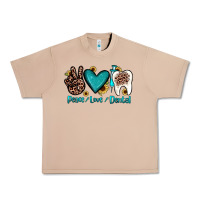 Burro peace love dental Urban Heavy Tee - JahusDesignShop