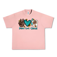 Salmon peace love dental Urban Heavy Tee - JahusDesignShop