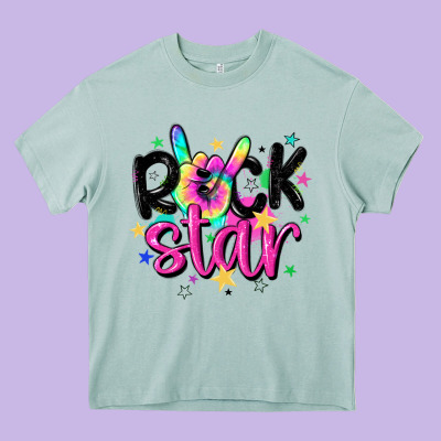 Rock Star Heavy Core Tee Designed By Maliassmallbusiness