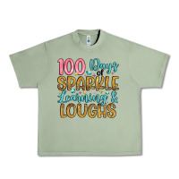 Oil Green 100 days of sparkle learning and loughs Urban Heavy Tee - Artiststas