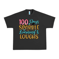 Pigment Black 100 days of sparkle learning and loughs Urban Heavy Tee - Artiststas