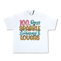 White 100 days of sparkle learning and loughs Urban Heavy Tee - Artiststas