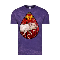 Cloud Purple christmas pig Vintage Tee - LillyAllenDesigns