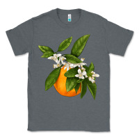 Charcoal Heather Tangerine Classic Tee - LillyAllenDesigns