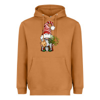 Meerkat Christmas Gnome With Cookie Heavyweight Hoodie - BundleAndBundleShop