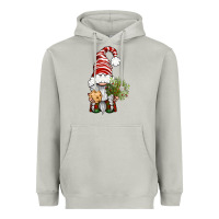 Moon Dust Christmas Gnome With Cookie Heavyweight Hoodie - BundleAndBundleShop