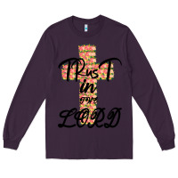 Plum Trust In The Lord Long Sleeve Tee - Bettercallsaul