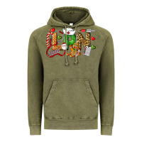 Vintage Olive Christmas lpn certified nursing assistant Vintage Hoodie - LillyAllenDesigns