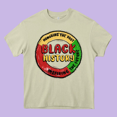 Honoring The Past Inspiring Future Heavy Core Tee Designed By Maliassmallbusiness