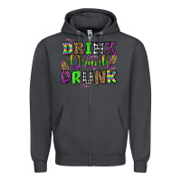 Smoke drink drank drunk mardi gras olivia Zipper Hoodie - OliviaCreatesArt