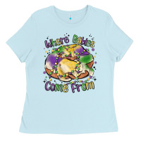 Baby Blue where babies come from Ladies Tee - MaliasSmallBusiness