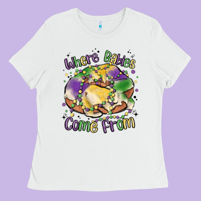 Where Babies Come From Ladies Tee Designed By Maliassmallbusiness