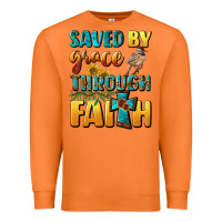 Carrot saved by grace through faith Premium Sweatshirt - BundleAndBundleShop