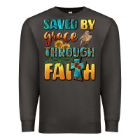 Smoke saved by grace through faith Premium Sweatshirt - BundleAndBundleShop