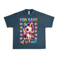 Midnight Navy 100 days of school unicorn Urban Heavy Tee - Artiststas