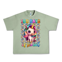 Oil Green 100 days of school unicorn Urban Heavy Tee - Artiststas