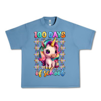 Pebble Blue 100 days of school unicorn Urban Heavy Tee - Artiststas