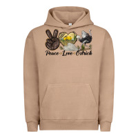 Pigment Burro peace love ostrich Urban Hoodie - LillyAllenDesigns