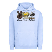 Pigment Grape Ice peace love ostrich Urban Hoodie - LillyAllenDesigns