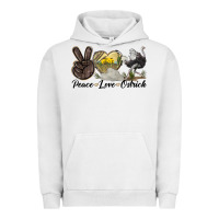 Pigment Lunar Rock peace love ostrich Urban Hoodie - LillyAllenDesigns