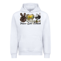 White peace love ostrich Urban Hoodie - LillyAllenDesigns
