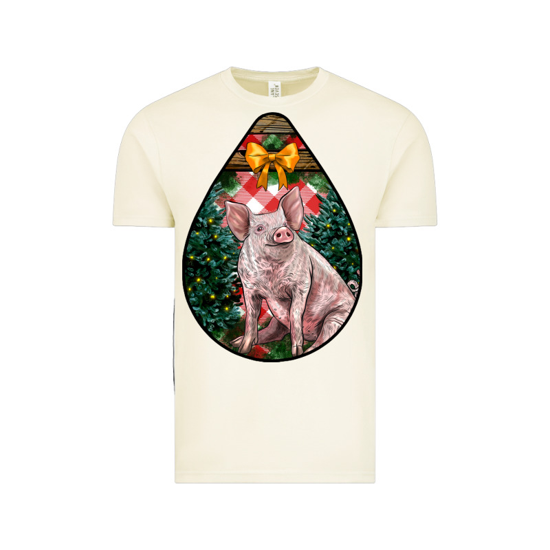 Christmas Pig Vintage Tee by LillyAllenDesigns | Teevron