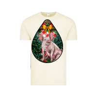 Vintage Arctic christmas pig Vintage Tee - LillyAllenDesigns