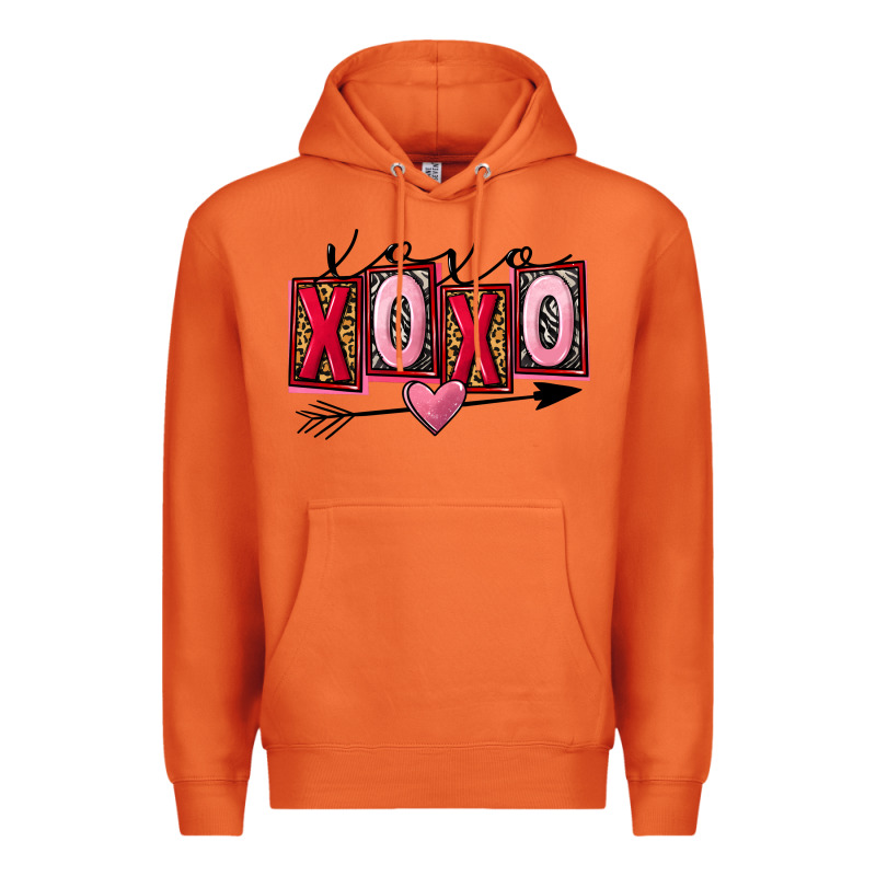 Xoxo Love Valentine's Day Premium Hoodie by FaDigitalArtStudio | Teevron