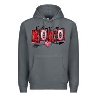 Rock Xoxo love Valentine's Day Premium Hoodie - FaDigitalArtStudio