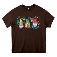 Chocolate Brown autism gnome Heavy Core Tee - MaliasSmallBusiness