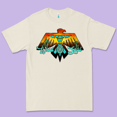 Thunderbird Wild Soul Premium Tee Designed By Jahusdesignshop