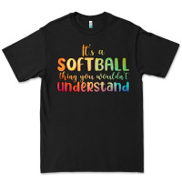 Black it s a softball thing you wouldn t understand Premium Tee - MaliasSmallBusiness