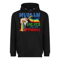 Black Human Rights Are Not Optional Heavyweight Hoodie - BundleAndBundleShop
