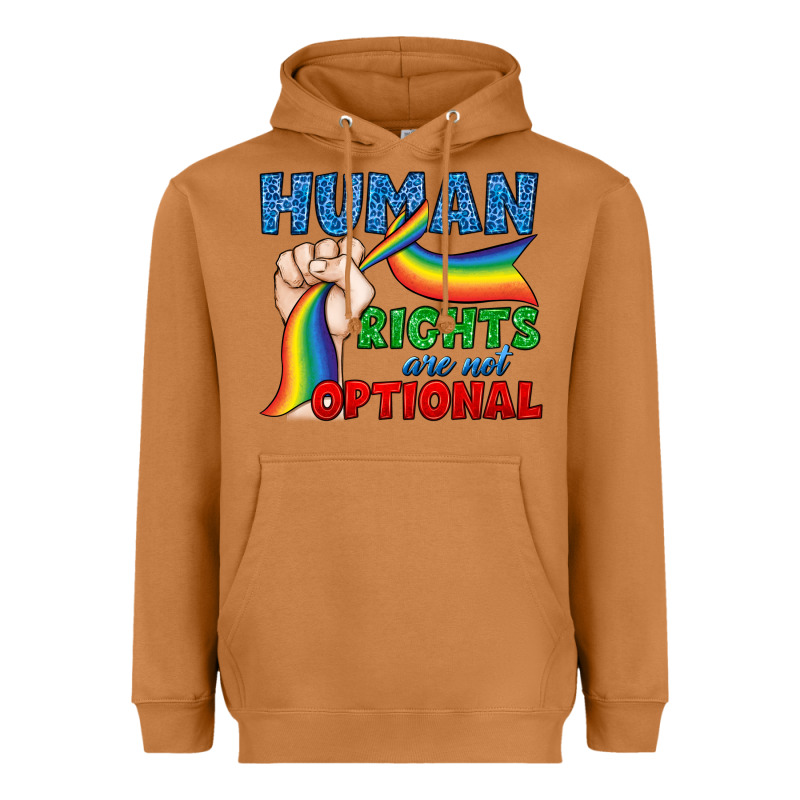 Human Rights Are Not Optional Heavyweight Hoodie by BundleAndBundleShop | Teevron