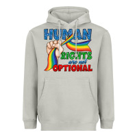 Moon Dust Human Rights Are Not Optional Heavyweight Hoodie - BundleAndBundleShop