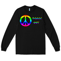 Black Peace Out Long Sleeve Tee - Bettercallsaul