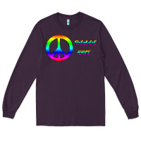 Plum Peace Out Long Sleeve Tee - Bettercallsaul