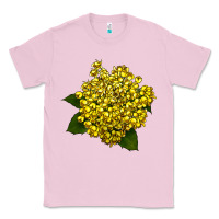 Bubblegum Pink Oregon Grape Flower Illustrations Classic Tee - LillyAllenDesigns