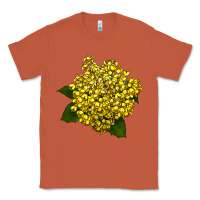 Copper Oregon Grape Flower Illustrations Classic Tee - LillyAllenDesigns