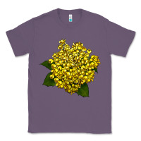 Lavender Oregon Grape Flower Illustrations Classic Tee - LillyAllenDesigns