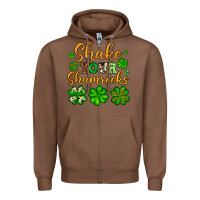 Chestnut St. Patrick's Shake your shamrocks Zipper Hoodie - OliviaCreatesArt